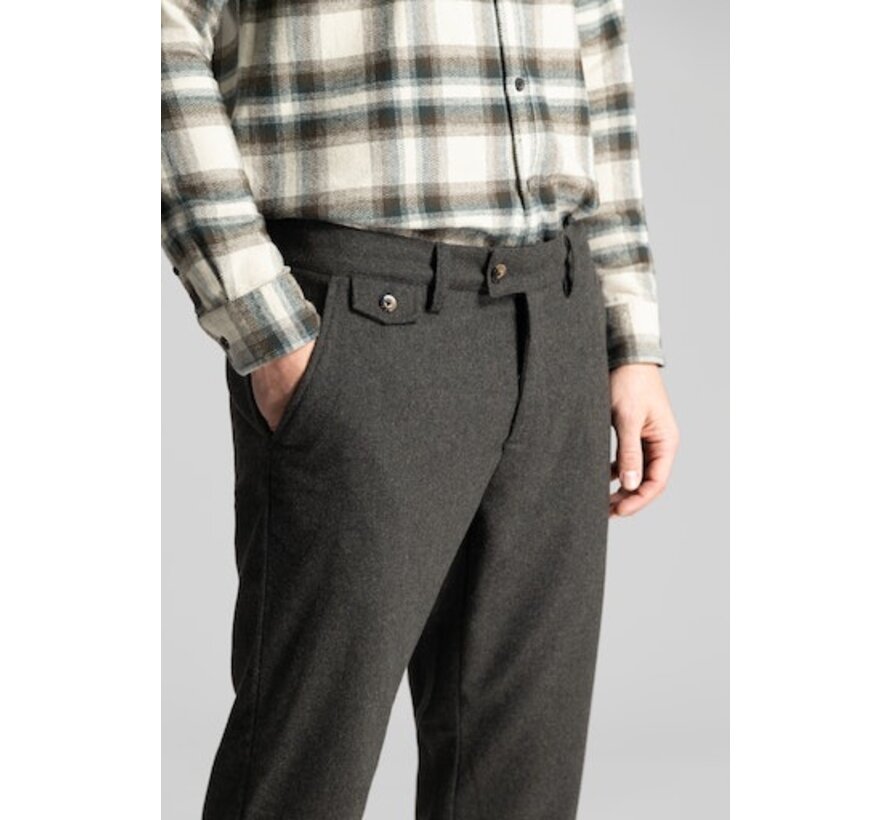 Chino Melange Flannel Marlon Raven (501779 - 995)