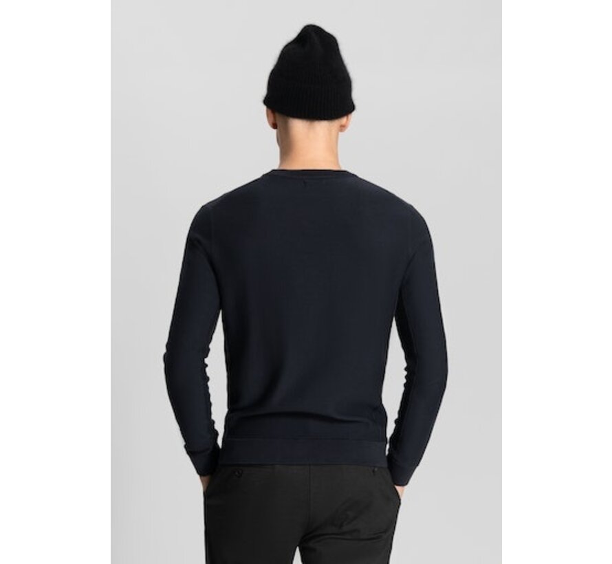 Pullover Clean Structure knit Ivar Crew Moonless Night (405628 - 994)