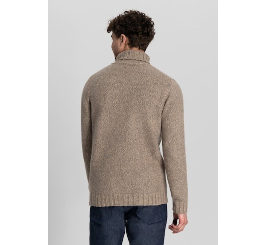 Soft Melange Ove Turtle Neck Coffee (405624 - 260)