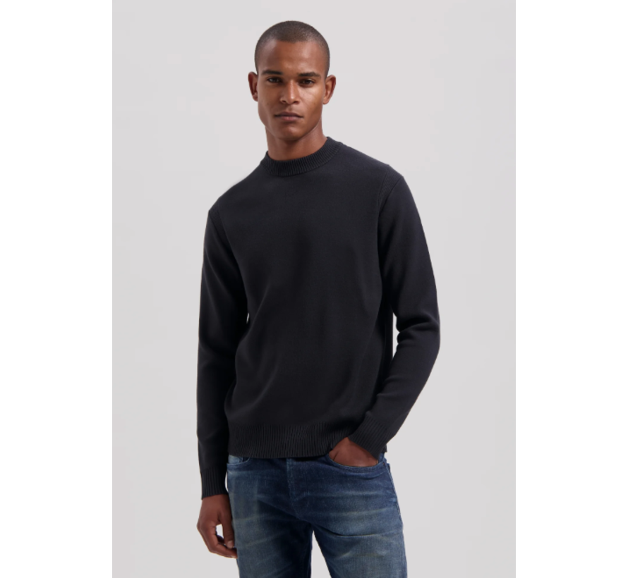 Techno Knit Fell Mock Neck Moonless Night (405600 - 994)