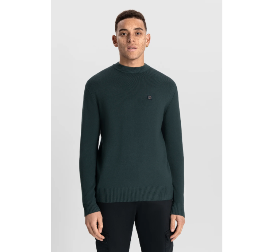 Techno Knit Fell Mock Neck Highland Green (405600 - 506)