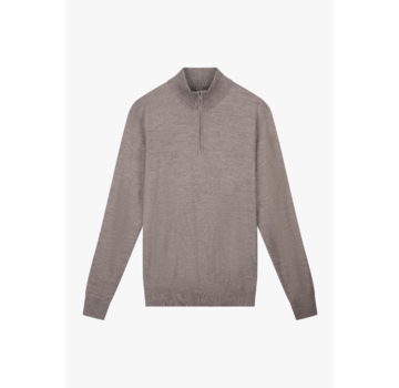 Dstrezzed Half-zip Merino Wool Destin Skipper Coffee (405588 - 260)