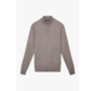 Half-zip Merino Wool Destin Skipper Coffee (405588 - 260)