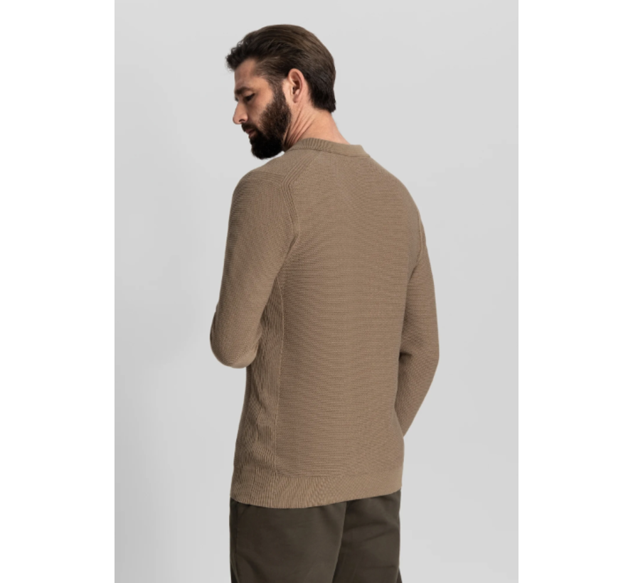 Pullover Melange Slub Mercury Polo Oak (405578 - 265)