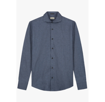 Dstrezzed Overhemd Lt. Flannel Melange Olav Blue Nights (303762 - 639)