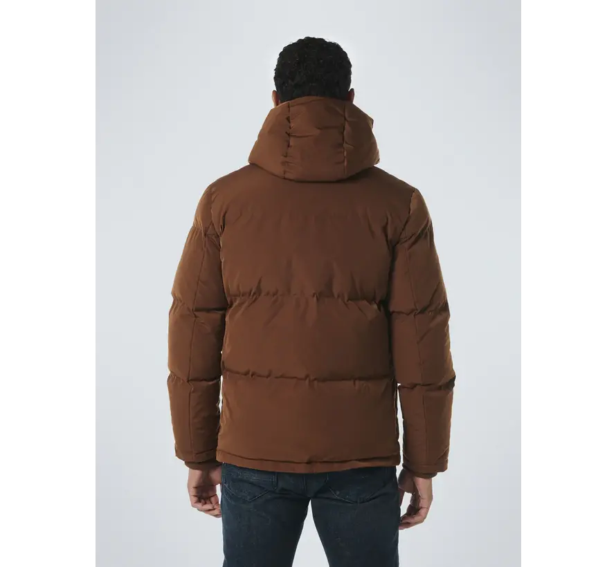 Winterjas Short Fit Hooded Padded Camel (21630824 - 140)