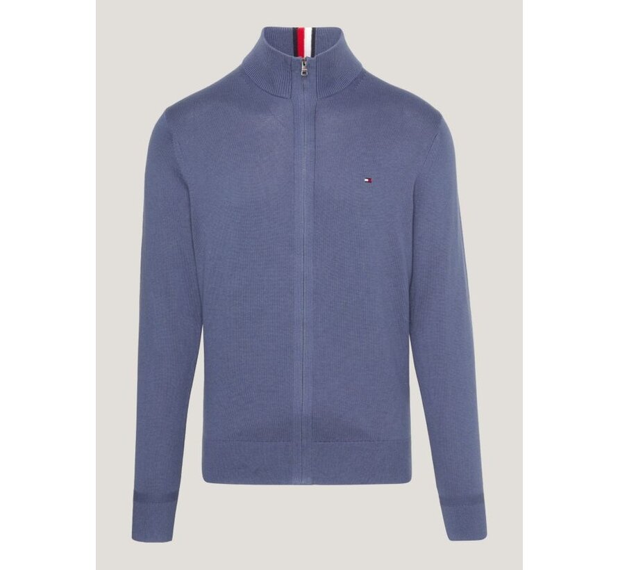 Tommy Hilfiger Sweater Faded Indigo MW0MW28050 C9T Nieuwnieuw Herenmode
