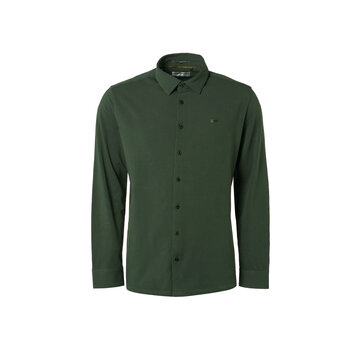 No Excess Overhemd Jersey Stretch Solid Dark Green (21410885 - 052)
