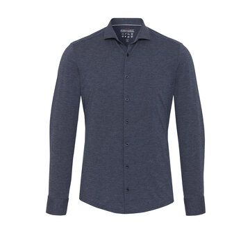 Pure Shirts Overhemd lange mouw functional fit uni antraciet (D71306-21155 - 740)