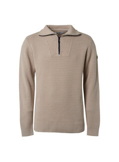 No Excess Half-zip Pullover Solid Jacquard Stone (21230932 - 014)