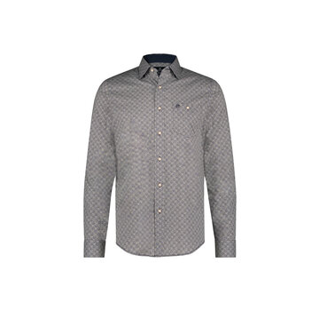 Fellows United Overhemd mini leaves Brown (32.6530 - 141)