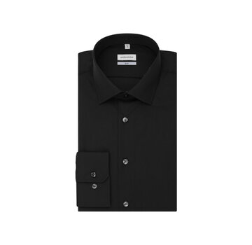 Seidensticker Overhemd Long sleeve Zwart (01.693690 - 39)