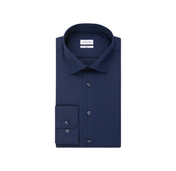 Seidensticker Overhemd Long sleeve Donkerblauw (01.693690 - 19)