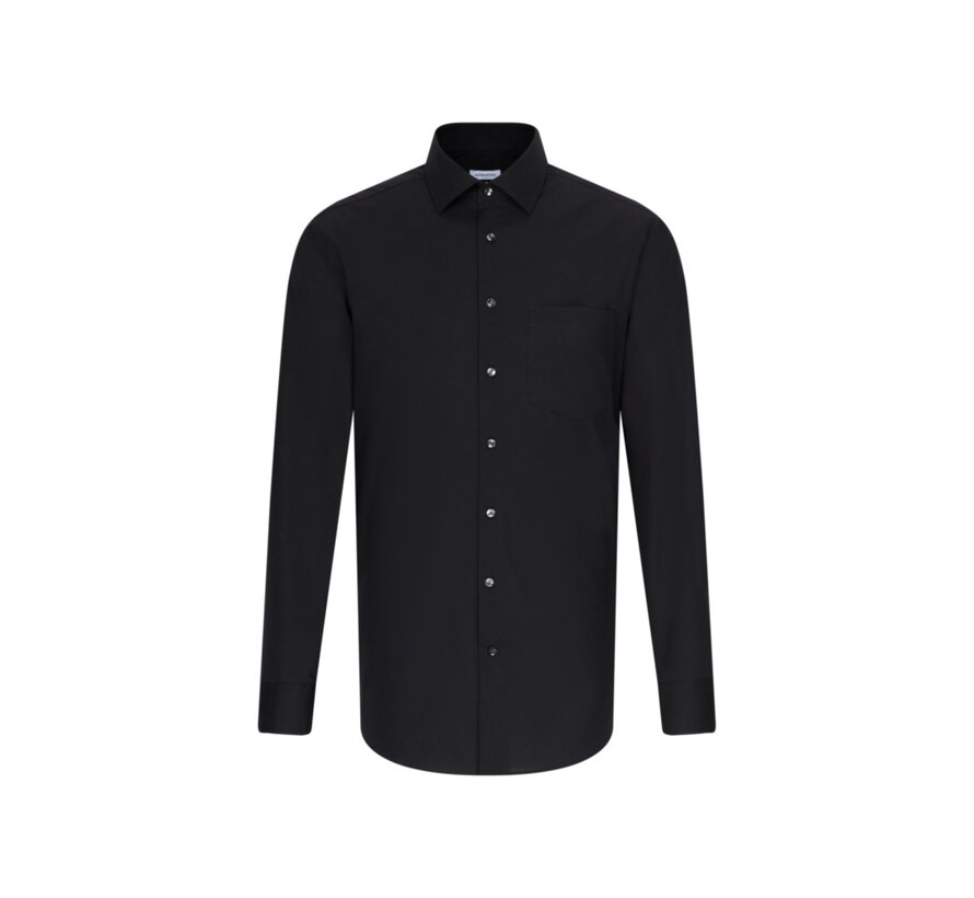 Overhemd Lange mouw Zwart (01.001000 - 84)