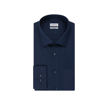 Seidensticker Overhemd Long sleeve Donkerblauw (01.001000 - 19)