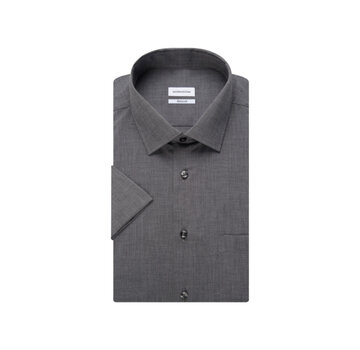 Seidensticker Overhemd Short sleeve Grijs (01.003001 - 67)