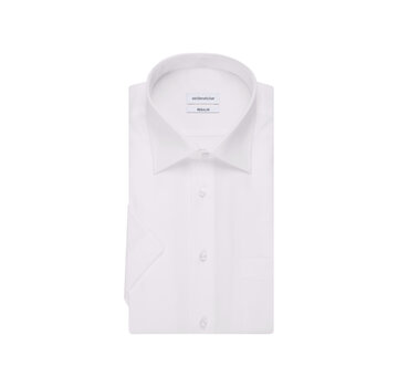 Seidensticker Overhemd Short sleeve Wit (01.003001 - 01)