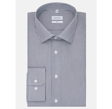 Seidensticker Overhemd Long sleeve Donkerblauw (01.693640 - 19)