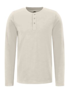 Fynch Hatton Longsleeve Henley, Slub offwhite (1314  1263 - 823)