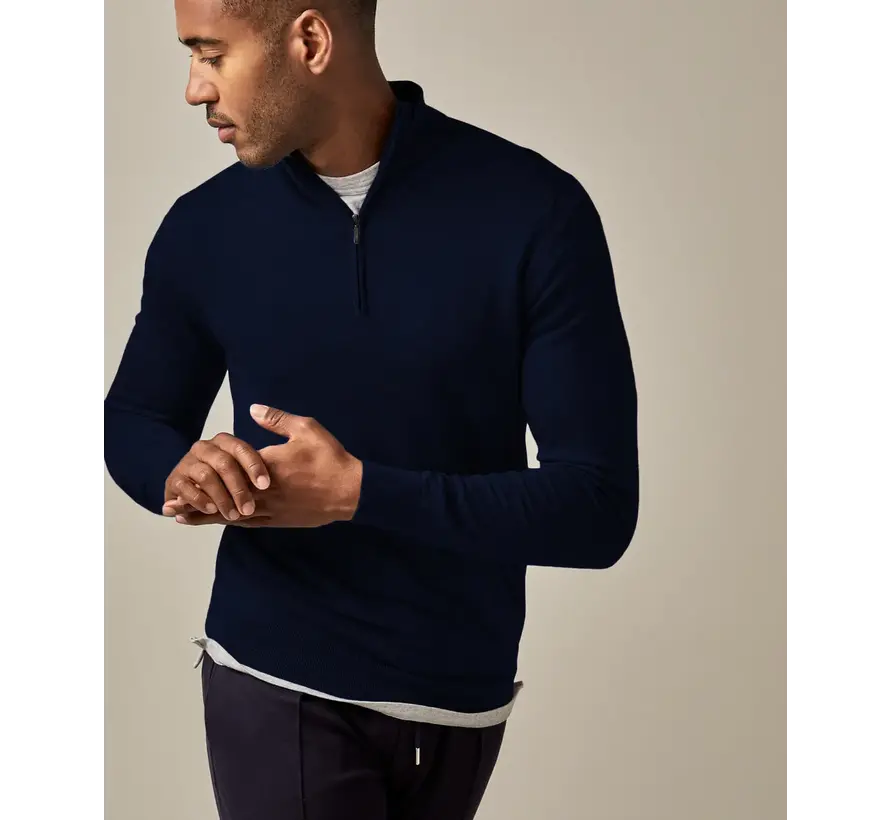 PULLOVER HALFZIP NAVY (PPUJ30004A)