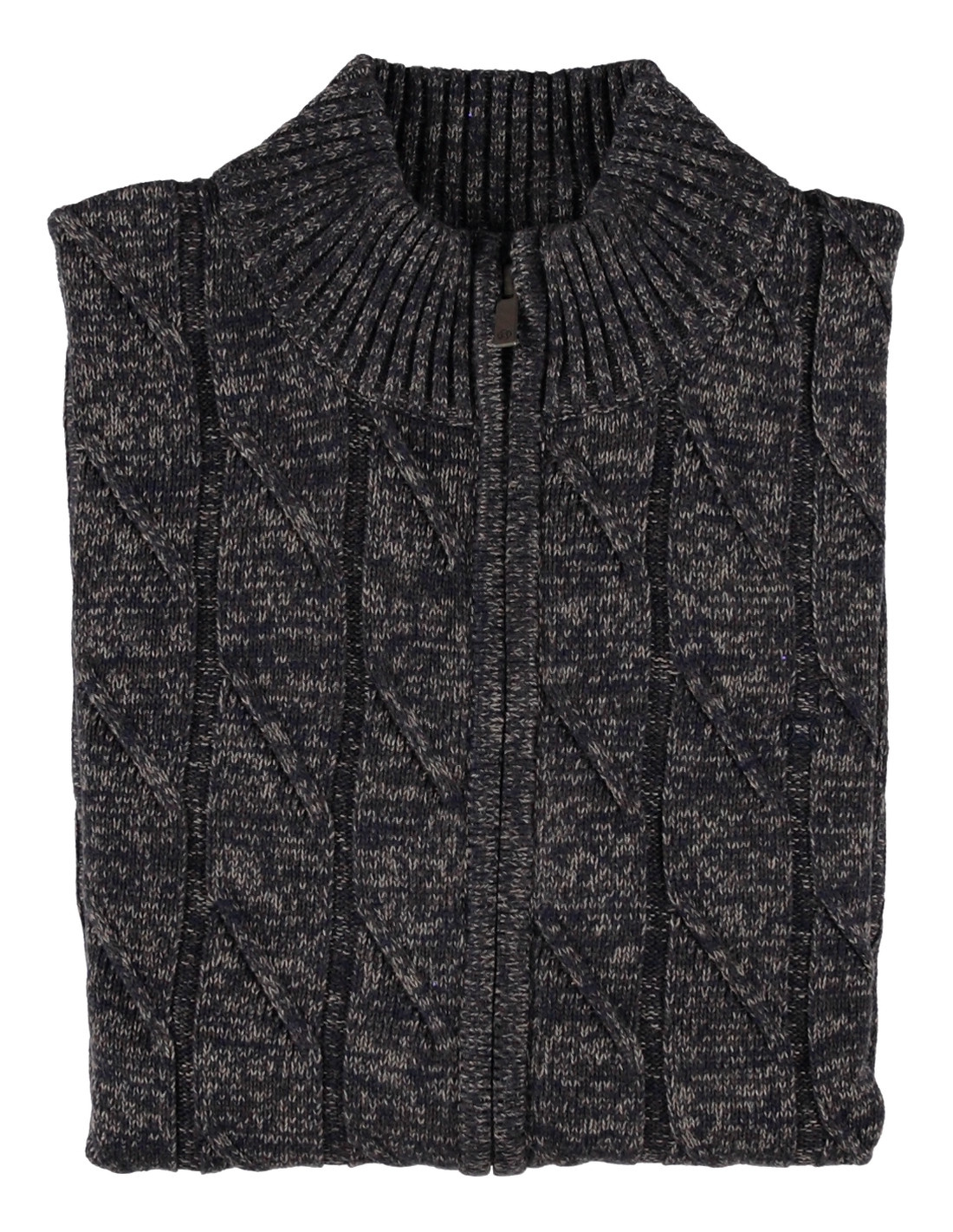 Fellows United Vest Rough Cable Front And Brown XL Fellows United