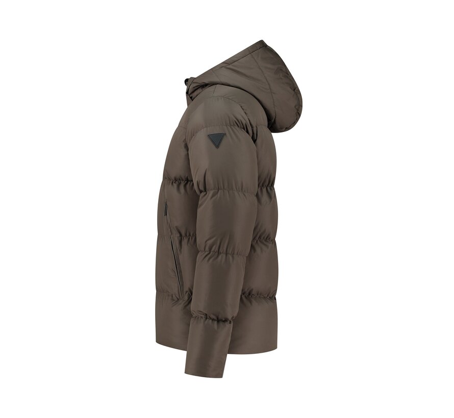 Short padded jacket Brown (23030404 - 000049)