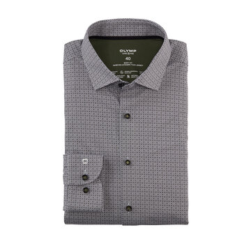 Olymp Overhemd Level 5 24/7 olijf (2030 44 47)