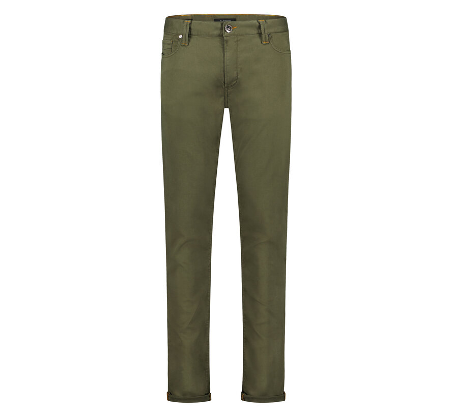 Alberto SUPERSLIM Superstretch Coloured Denim miltary (4077 1764 - 664)