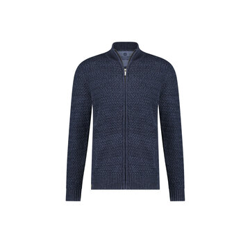Fellows United Vest small cable rough Navy (32.1106 - 110)