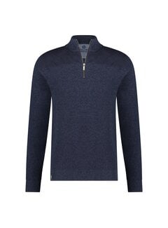 Fellows United Pullover half zip rough twill Navy (32.1115 - 110)