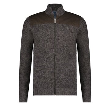 Fellows United Vest rough twill details Brown (32.1114 - 140)