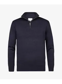 Michaelis Half Zip Trui Navy (PMUJ30004G)