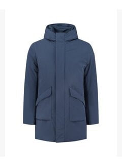 Pure Path Long parka with pockets Navy (23030401 - 000007)