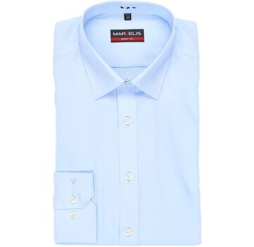 Marvelis strijkvrij overhemd body fit licht blauw (6799-64-10N)