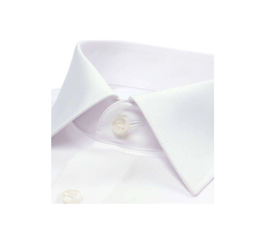 strijkvrij overhemd Modern Fit Mouwlengte 7 uni wit (4700-69-00N)