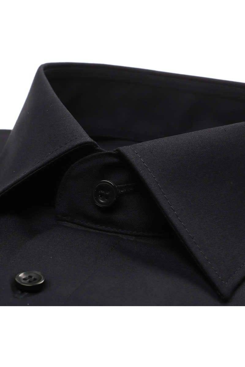 Marvelis Strijkvrij Overhemd Modern Fit Uni Zwart Marvelis