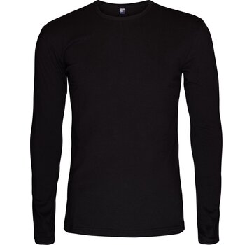 Alan Red Lange Mouw T-shirt Olbia 1Pack Stretch Ronde Hals Black (7804)