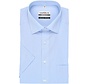 strijkvrij overhemd korte mouw comfort fit licht blauw (7959-12-11N)