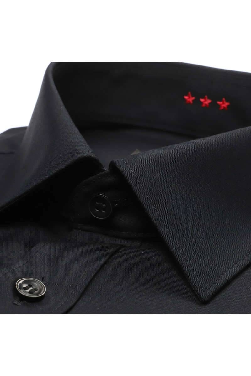 Marvelis Strijkvrij Overhemd Body Fit Zwart Marvelis