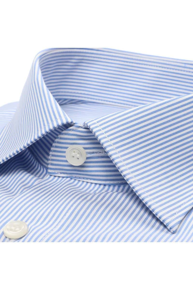 Marvelis Strijkvrij Overhemd Modern Fit Streep Blauw Marvelis