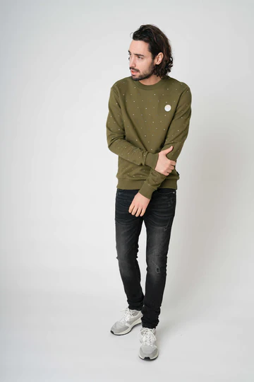 Kultivate SW OLIVE Pullover DarkOlive XL Kultivate