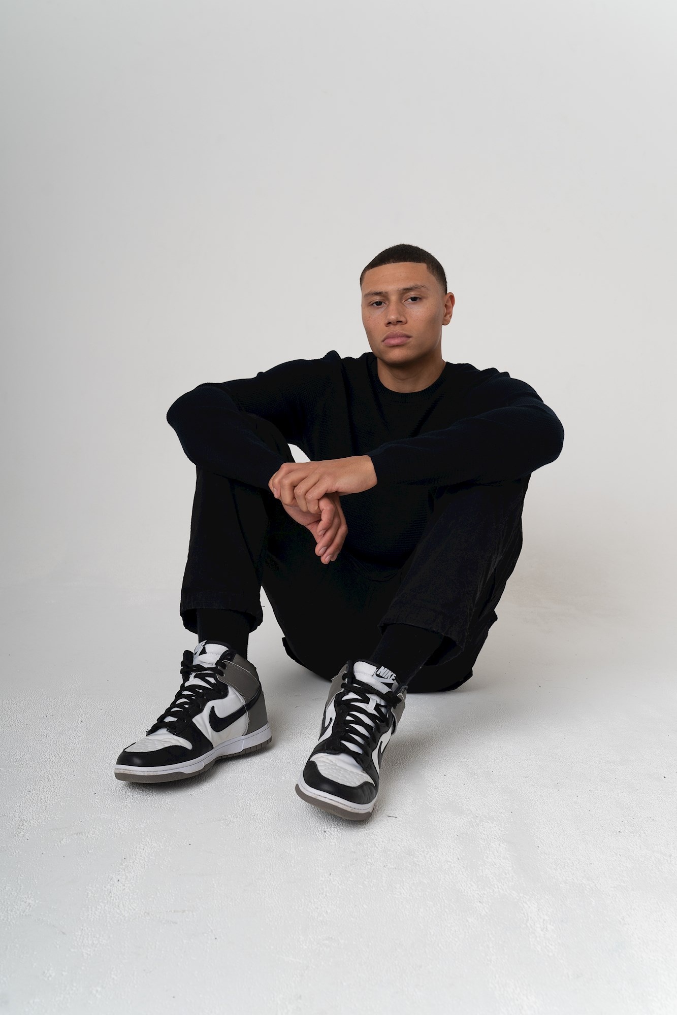 Kultivate KN JORDY Pullover Black M Kultivate