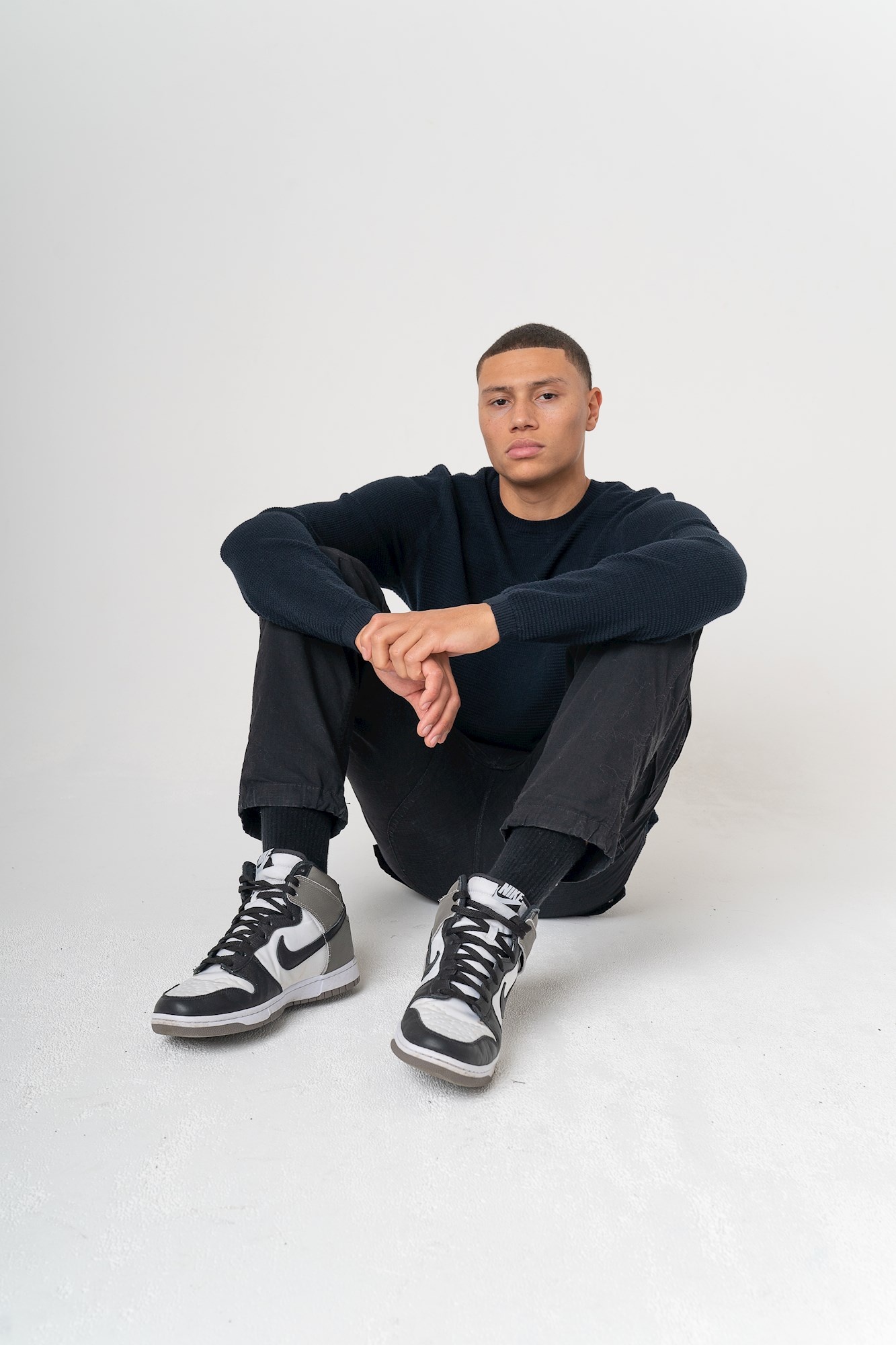 Kultivate KN VICTOR  Pullover DarkNavy   M Kultivate