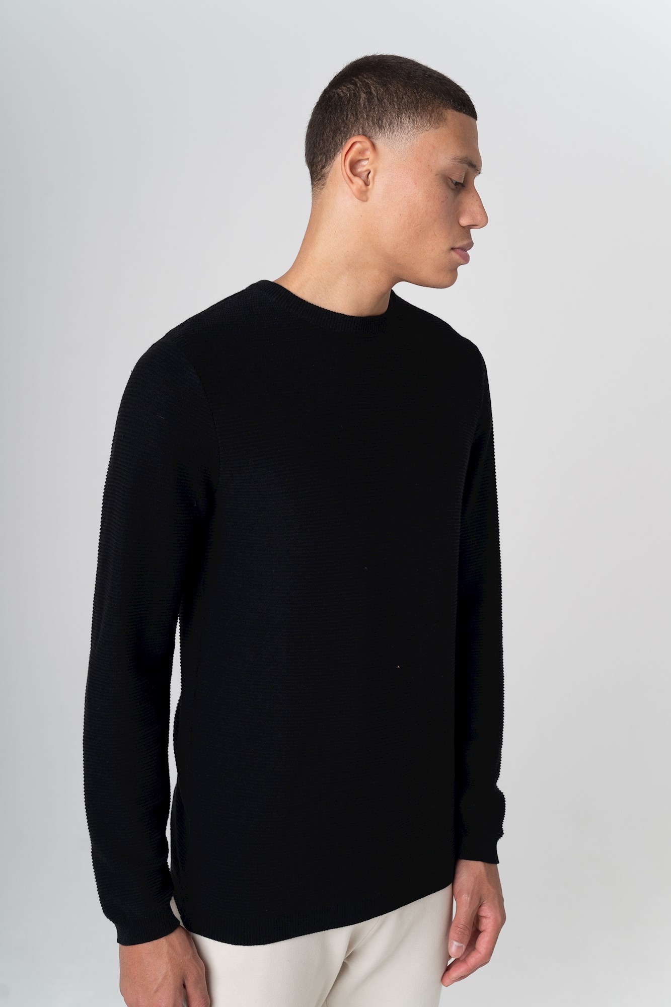 Kultivate KN VICTOR  Pullover Black   M Kultivate