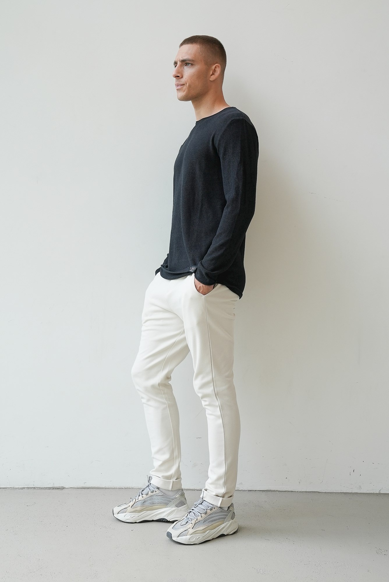 Kultivate KN MELVIN  Pullover DarkGreyMelange   M Kultivate