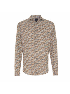 Tresanti SAGE Shirt with flower print Ocher yellow (TRSHGE287 - 503)