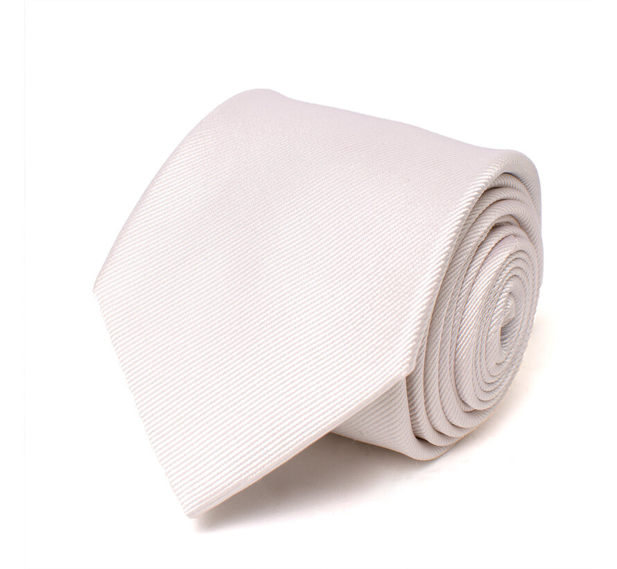 Classic Ribbed Tie White (TRTIZZ001 - 100)