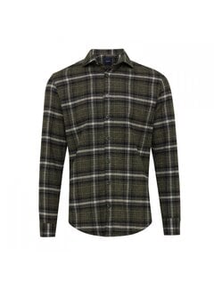 Tresanti TRESANTI BOLLO Flannel check overshirt Moss (TRSHHE372 - 907)