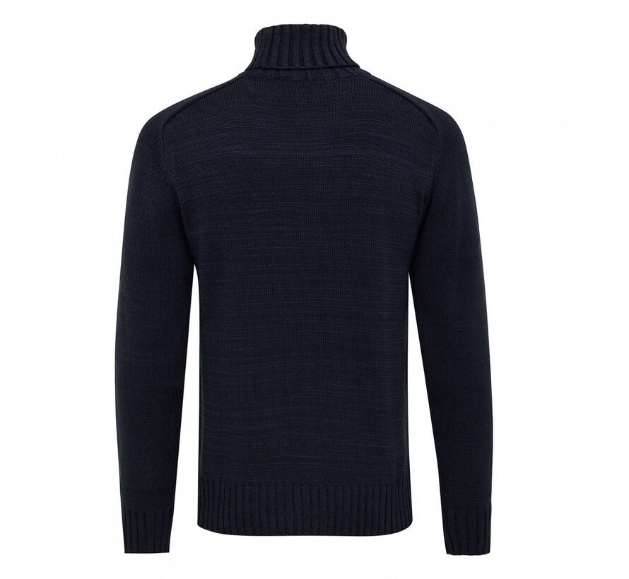 BAIA Heavy knitted roll neck Navy (TRKWHE088 - 803)