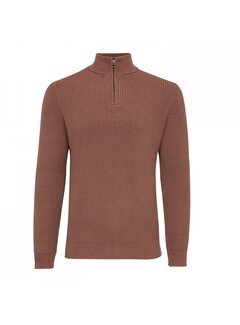 Tresanti BACCA Pullover with half zipper Light brown (TRKWHE084 - 401)